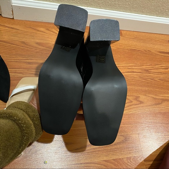 {Koi Footwear} Vegan Black Patent Boots - Picture 8 of 9